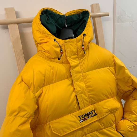 90’s Vintage Style Super Puff Tommy Hilfiger Puffer Winter Jacket - Picture 4 of 5